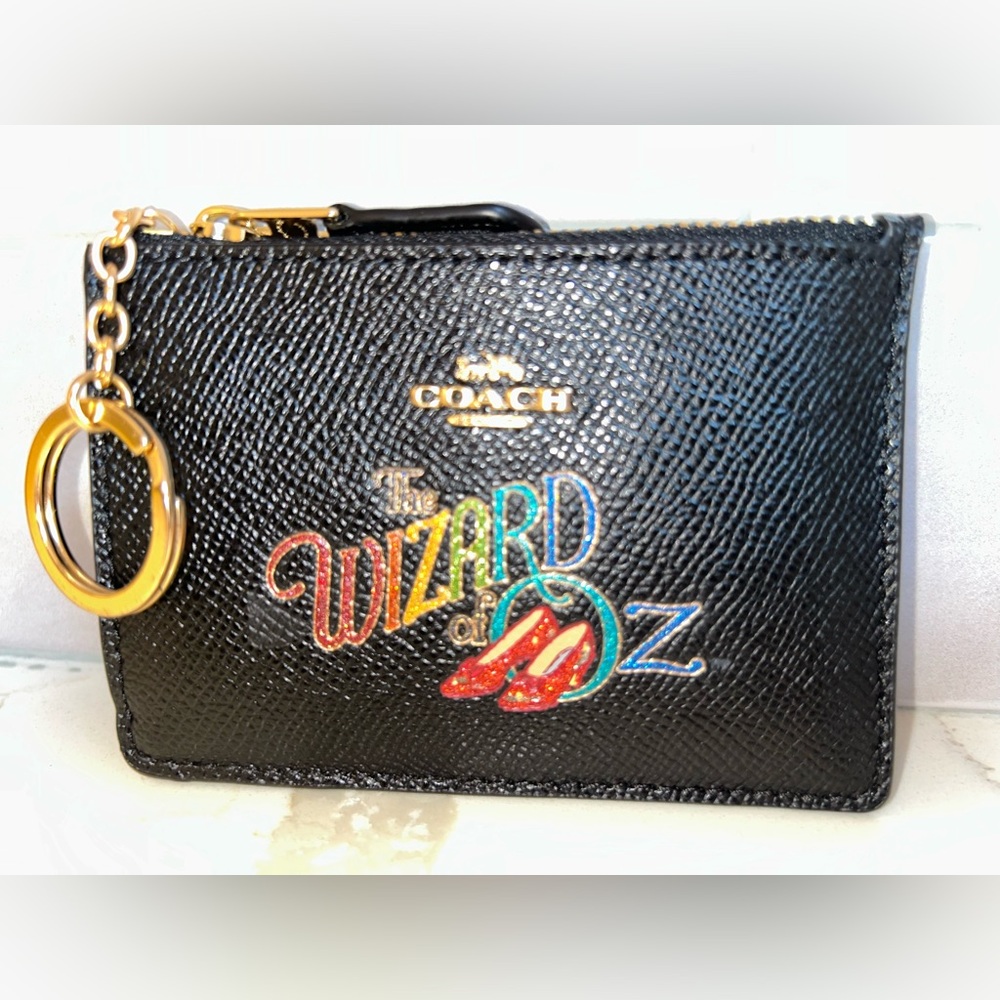 Limited Edition Coach Wizard of Oz black leather cardholder - Picture 3 of 5